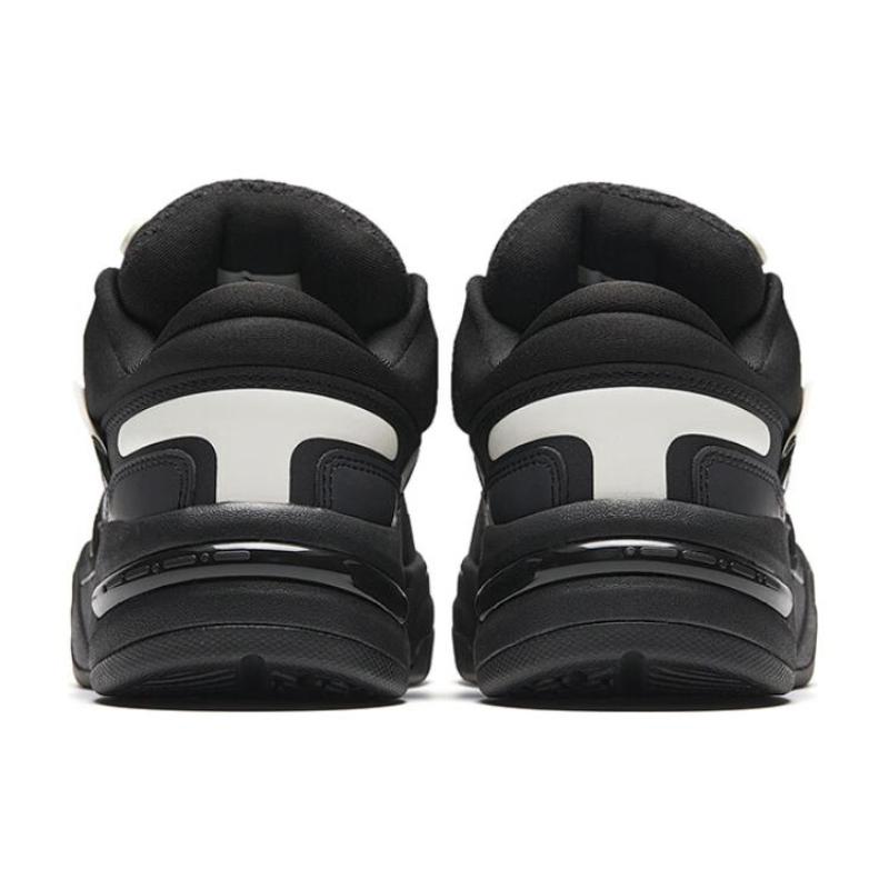 Anta AOJIE Anti-Slip Wear-Resistant Low-Top Skateboard Shoes Women's Black Sneakers 122348070-1