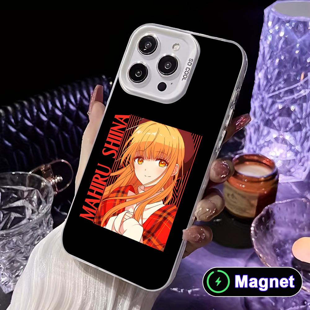 Angel Mahiru Shina Phone Case for iPhone 17 16 15 14 13 12 11 X XR XS Air Pro Max Plus Colorful Silver MagSafe Cover