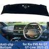 For Kia EV6 Air GT GT-Line 2021 2022 2023 2024 2025 Auto Dashboard Cover Dash Mat Board Pad Carpet Dashmat Anti-UV Mats