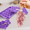 DIY Seifenherstellungsset Traubenseifenform Leicht zu lösende lebensmittelechte Bastelform mit Juteseil für Muttertag Lehrertag Geburtstage