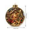 with Light Christmas Ball Ornament Acrylic Material Holiday Tree Pendant  Holiday Decoration