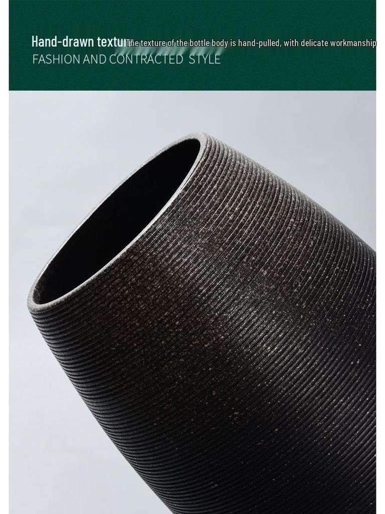 Handmade Modern Minimalist Ceramic Vase for Creative Flower Arrangements