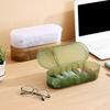 Transparent Data Line Storage Container Plastic Power Cord Sundries Organizer  Desktop