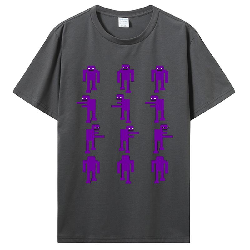 Fnaf Purple Guy Sprites T Shirt Over Size 6xl Leisure Famous Spring Formal Tee Shirt New Style Designing Tshirt