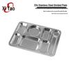 304 Stainless Steel Compartmented Dinner Plate