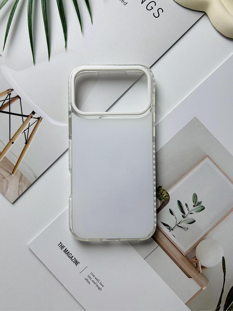 Dual-Tone 3-in-1 Acrylic Case for Apple 17/16 Pro Max Phones