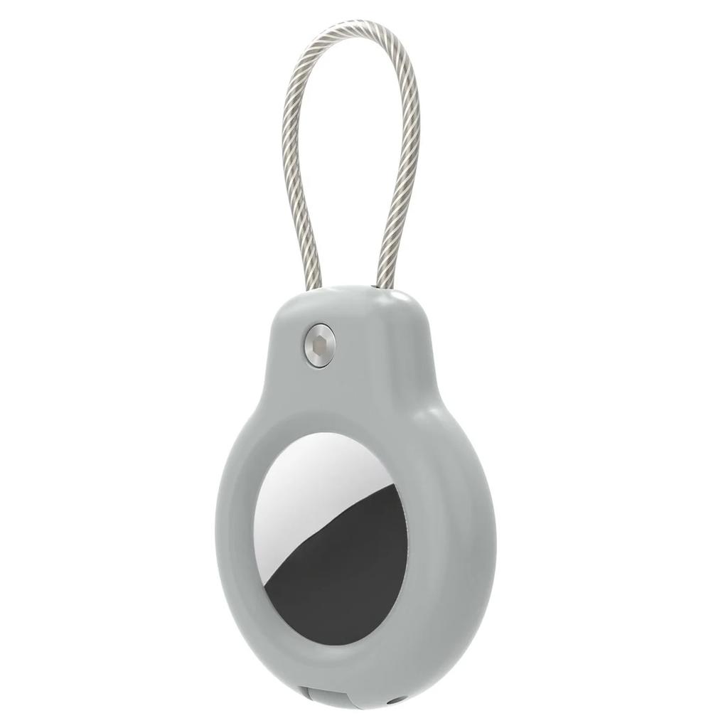 New Compatible with Apple AirTag Secure Holder with Cable Air Tag Lock Case Keychain Key Ring Key Chain Luggage tag for Keys