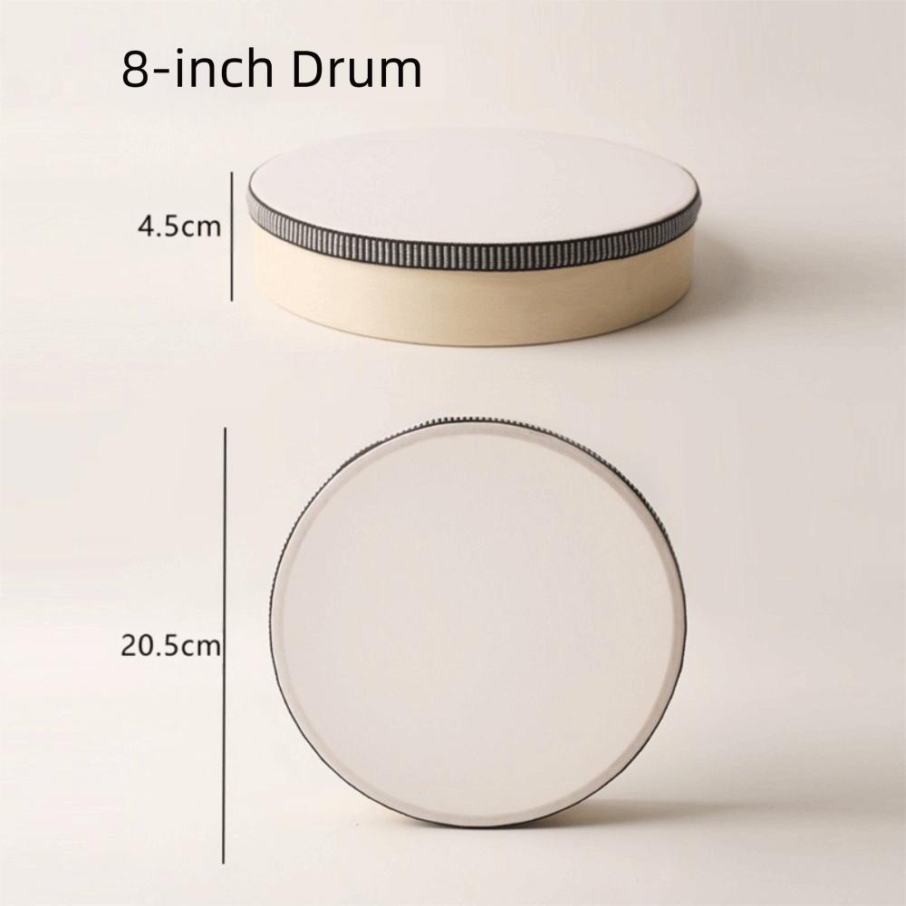 Handheld Percussion Toy Wood Frame Musical Instrument Toy Tambourine Children Drum Create