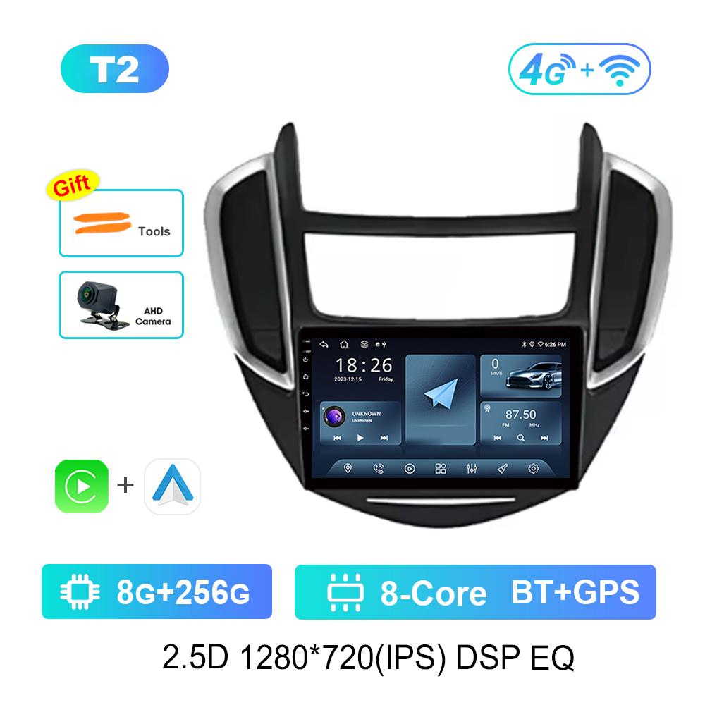 9 '' Car Radio Multimedia Player Android System for Chevrolet TRAX 2014 - 2016 Split Screen GPS Navi WiFi Head Unit 4G Bluetooth