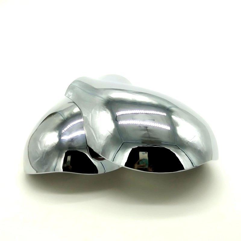 For PEUGEOT 206 SW CC DOOR SIDE WING MIRROR CHROME COVER REAR VIEW CAP Rearview mirror cover