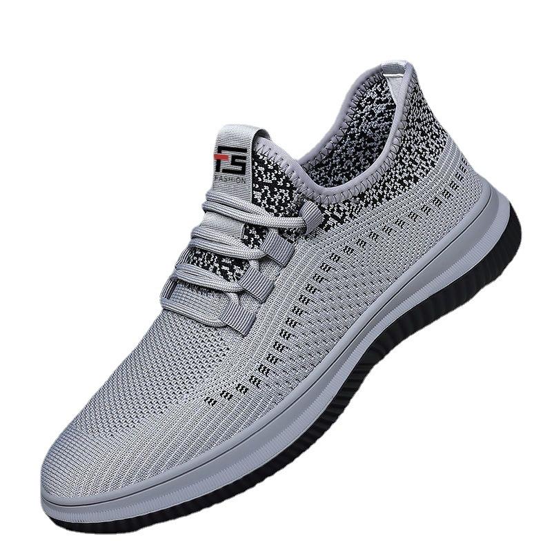 2025 Frühling Sommer Neu Atmungsaktiv Ausgehöhlt Mesh Herren Freizeitsneaker Outdoor Sportstil Weich Leicht Männlich Laufschuhe