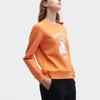 FILA Heritage Cat Letter Print Casual Pullover Sweatshirt Women sweatshirt Jam-Orange F11W348210F-OR