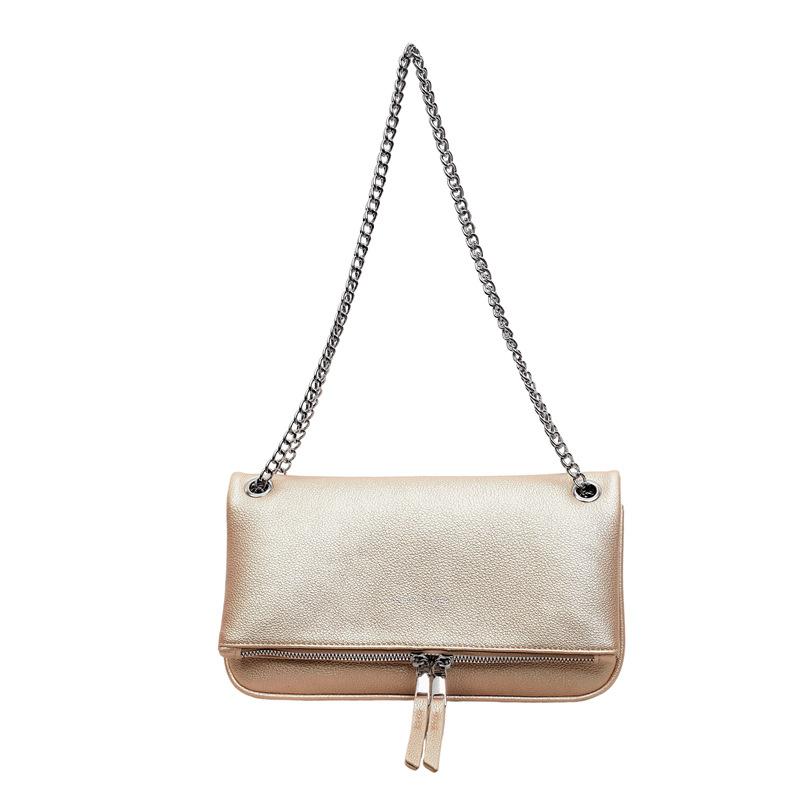 

Fashion niche chain small square bag women s spring new versatile exquisite commuter shoulder messenger bag золотой
