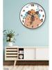 Capybara Cartoon Wall Clock: Cute, Creative, Automatic Time Adjustment for Living Room & Bedroom Decor