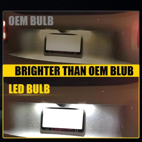 18-LED Kennzeichenleuchte Heckstoßstange Kennzeichenleuchten-Baugruppe Für 2016- Fiat 500X