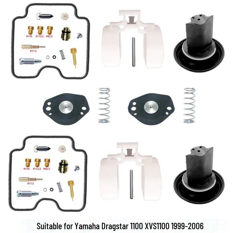 

Yamaha Dragstar 1100 XVS1100 Carburetor Repair Kit (1999-2006) Consult Customer Service