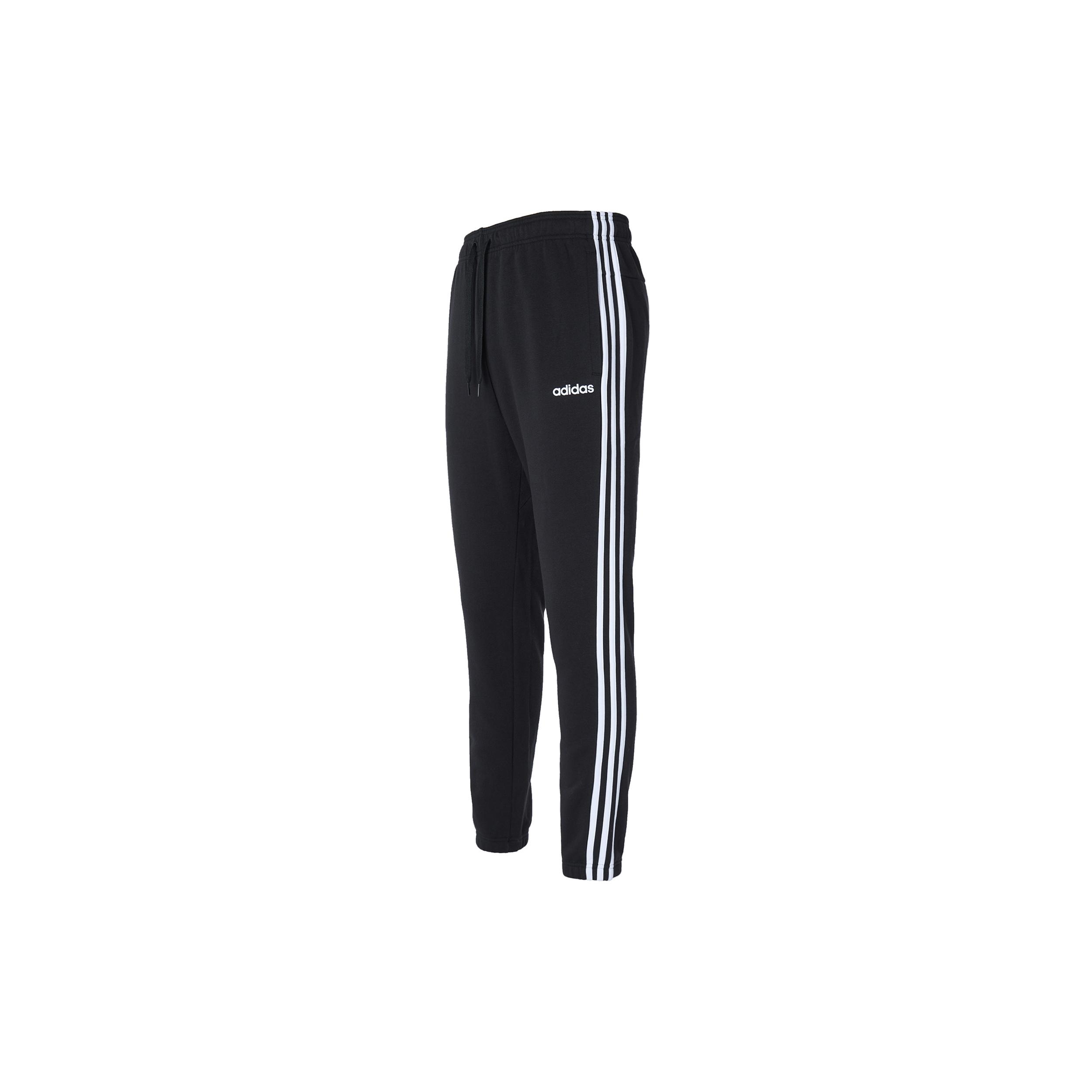 adidas E 3S T PNT FL Fleece Lined Loose Long Pants Asia Sizing Black Men s DQ3093 M