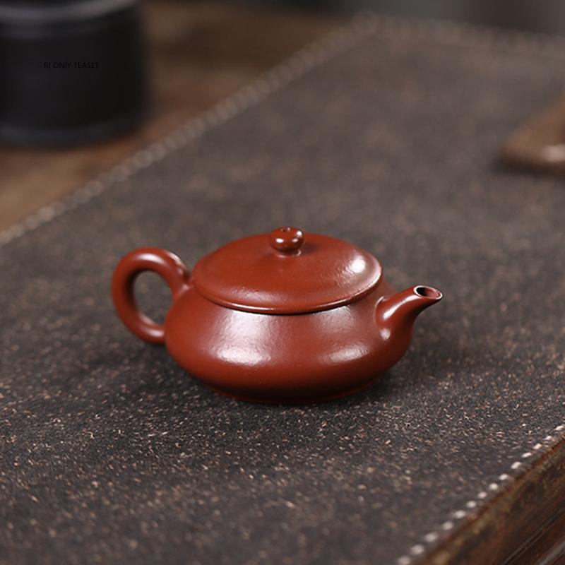 80ml Yixing Purple Clay Teapots Handmade Small Capacity Chinese Zisha Tea Pot Beauty Tea Infuser Kettle Household Tea Set