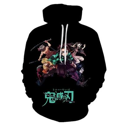 Demon Slayer: Kimetsu No Yaiba Nezuko 3D Digital Print Hooded Sweatshirt Anime Hoodie for Men, Women and Teenagers
