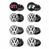 Pro VOLKSWAGEN 4ks 55mm 65mm Středové pokličky kol automobilu Kryty nábojů Pokličky kol Příslušenství Pro Volkswagen VW GTI Golf Jetta Polo Beetle CC