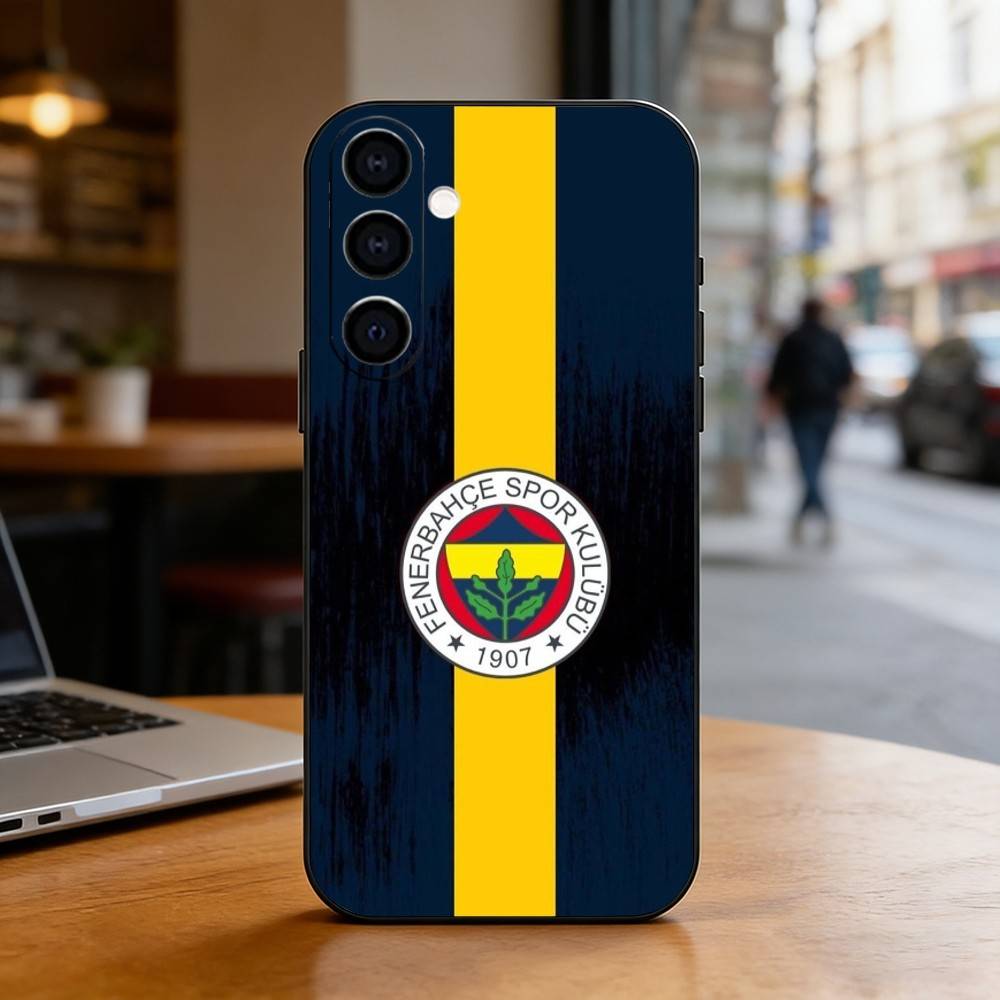 Epc T-Turkey Fenerbahce-E Phone Case Black Silicone Soft For Samsung Galaxy A73,A72,A71,A70,A53,A52,A51 Samsung a21s