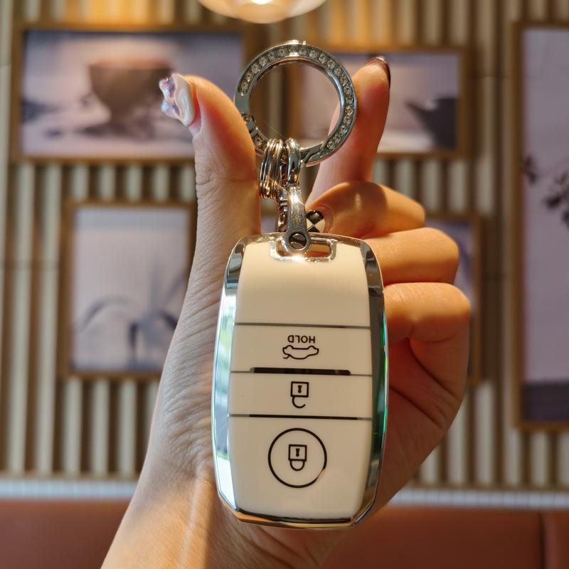 Premium Key Cover for Kia Models (K3, Sportage, K5, Seltos, KX3, K4, KX5, Niro, Carens)