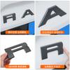 wcgvh8 For Ford Ranger tailgate engraved decorative stickers carbon fiber pattern blackelectroplated 3D logo rear bucket identification