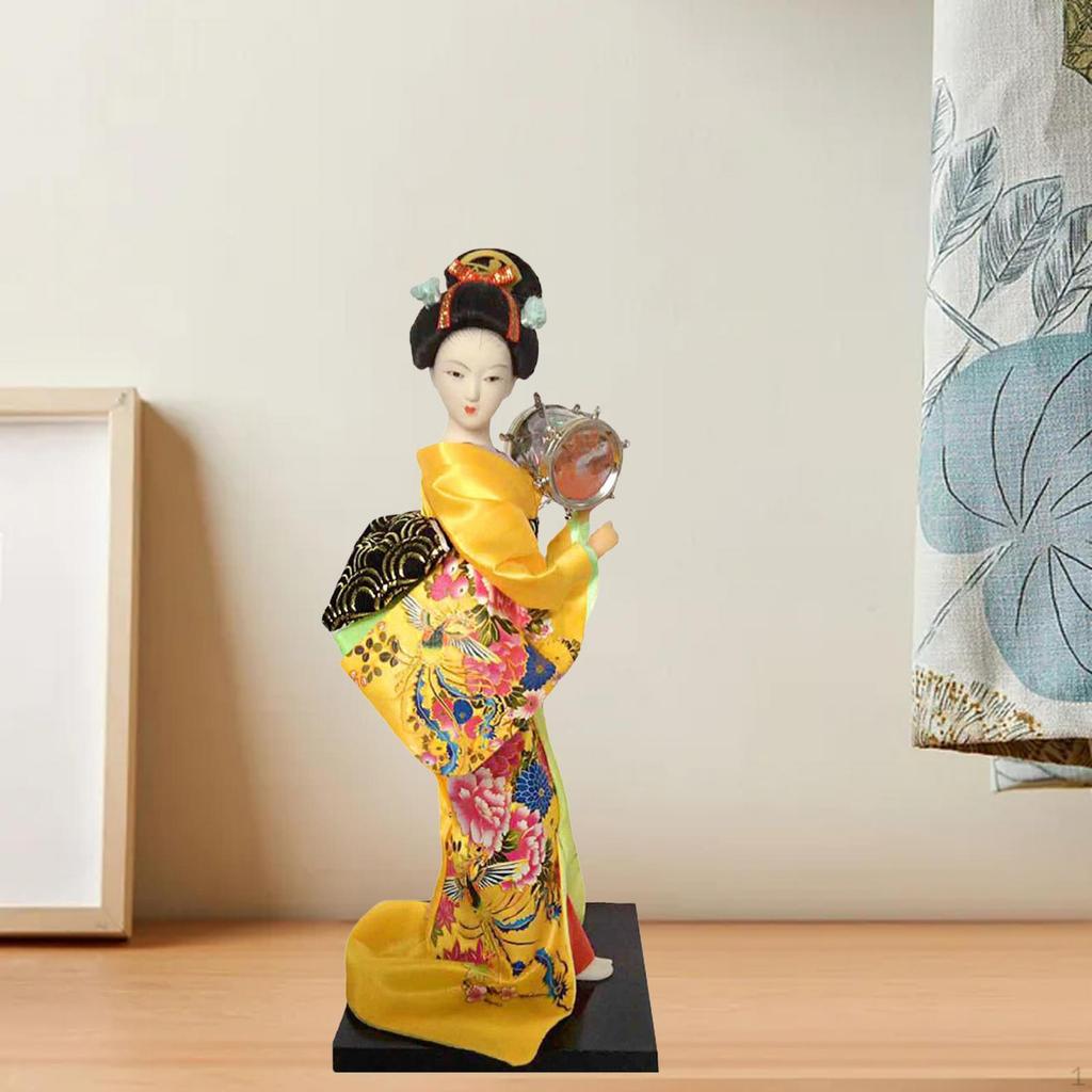 Asian Geisha Doll - Artistic Home Decor Piece