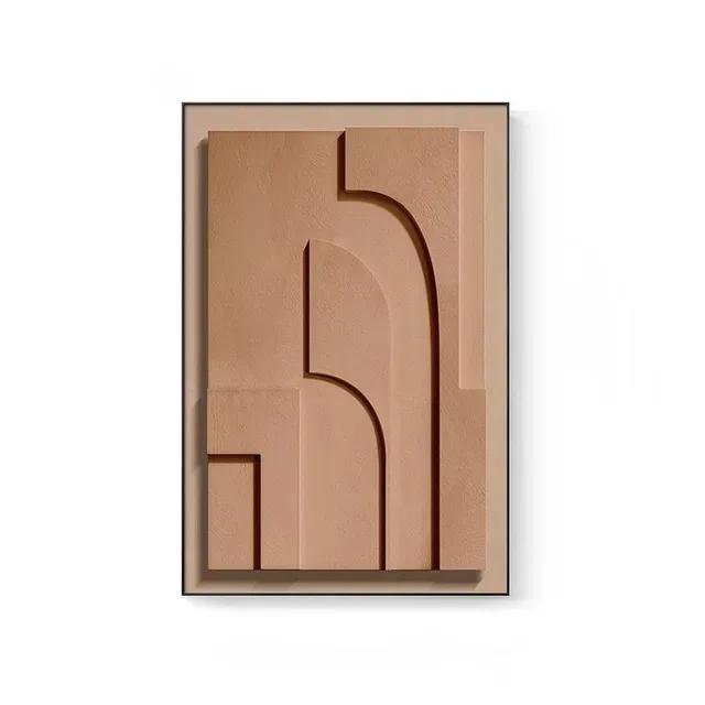 Nordische Geometrie Moderne Kunst Heimdekoration Leinwandbild Wohnzimmer Schlafzimmer Dekoration Ästhetik Wandkunst Bild