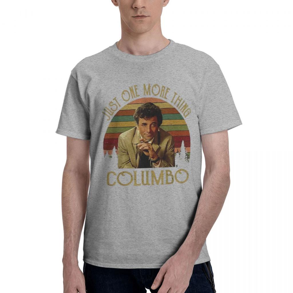 JustOneMoreThingColumbo 100 Cotton Casual Breathable Confortable Shirt Mens Designer Clothes Mens Tops
