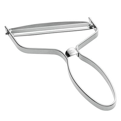 Shimomura Kogyo Pro Grade Sharp Cabbage Peeler for Left Dishwasher Silver Handers, Safe, PG-644,