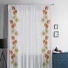 Plant Tulip Flowers Daisy Sheer Curtain For Living Room Modern Voile Tulle Window Curtains For Bedroom Kitchen Drapes