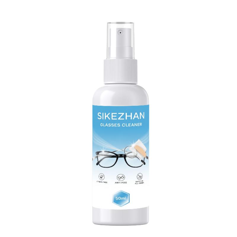 

Spectacle Lens Cleaner 50ml with Cleaning Cloth, Quick‑Dry Streak‑Free, Safe for AR/Polarized/Photochromic Lenses, Eyewear Care