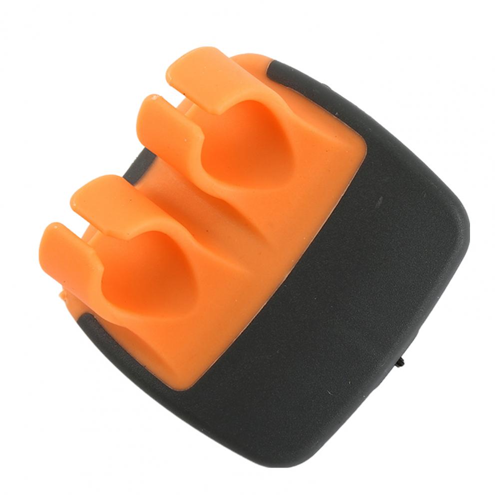 Stainless Steel Finger Grip Peeler, Rubber Handle, Palm Peeler, Ergonomic Design, Space Saving