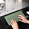 Acrylic Desktop Keyboard Stand, Compact Riser for Keyboard & Mini PC, Durable Clear Lifter, Colorful Keyboard Rack
