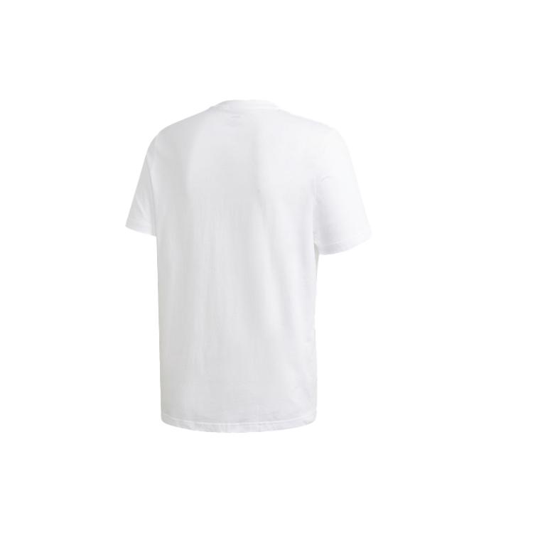Adidas T Shirts Men's White Crew Neck Moderate Straight Fit GD5894