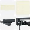 Retractable Awning Frame Cream 450 x 300 cm Polyester with PU Coating