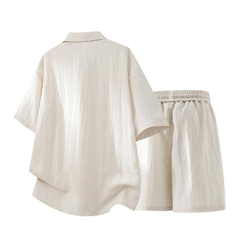 Summer Casual Sports Set For Men, Summer Thin Loose Casual Two-piece Set