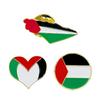 Durable Brooch Children Lapel Pin PLE Flag Shaped Stylish Lapel Pin Brooch Alloy Material Suitable for Fashion Outfits
