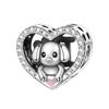 Cute Cat Paw Puppy Heart Beaded Bracelet DIY Jewelry Accessories Charm