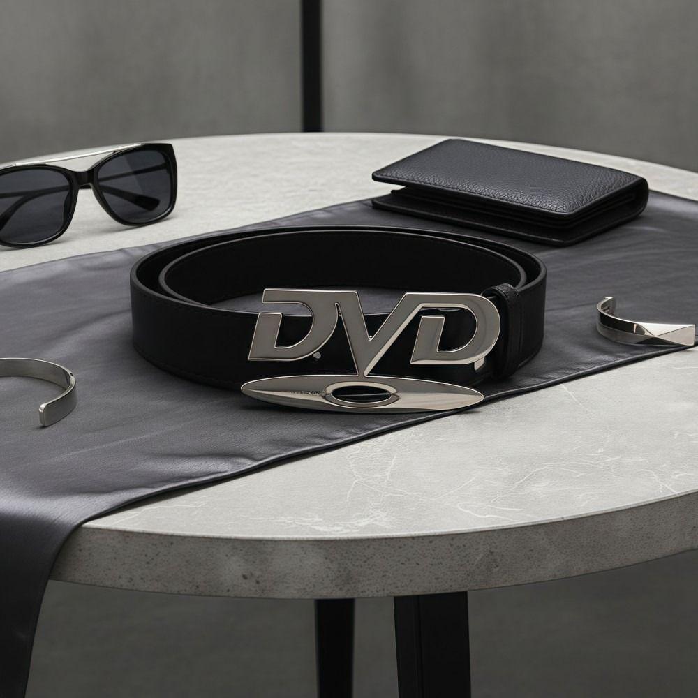 Nostalgic Design English Buckle Belt DVD Sense Niche Belt New Women's Belt Jeans Decoration