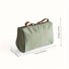 2025 Women Cosmetic Bag Solid Color Minimalist Style Makeup Bag Toiletry Bag Waterproof Make Up Organizer Pouch
