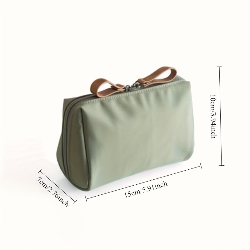 2025 Women Cosmetic Bag Solid Color Minimalist Style Makeup Bag Toiletry Bag Waterproof Make Up Organizer Pouch