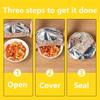 Aluminum Foil Elastic Food Covers, Stretchable for Bowls, Pack of 10/30/50
