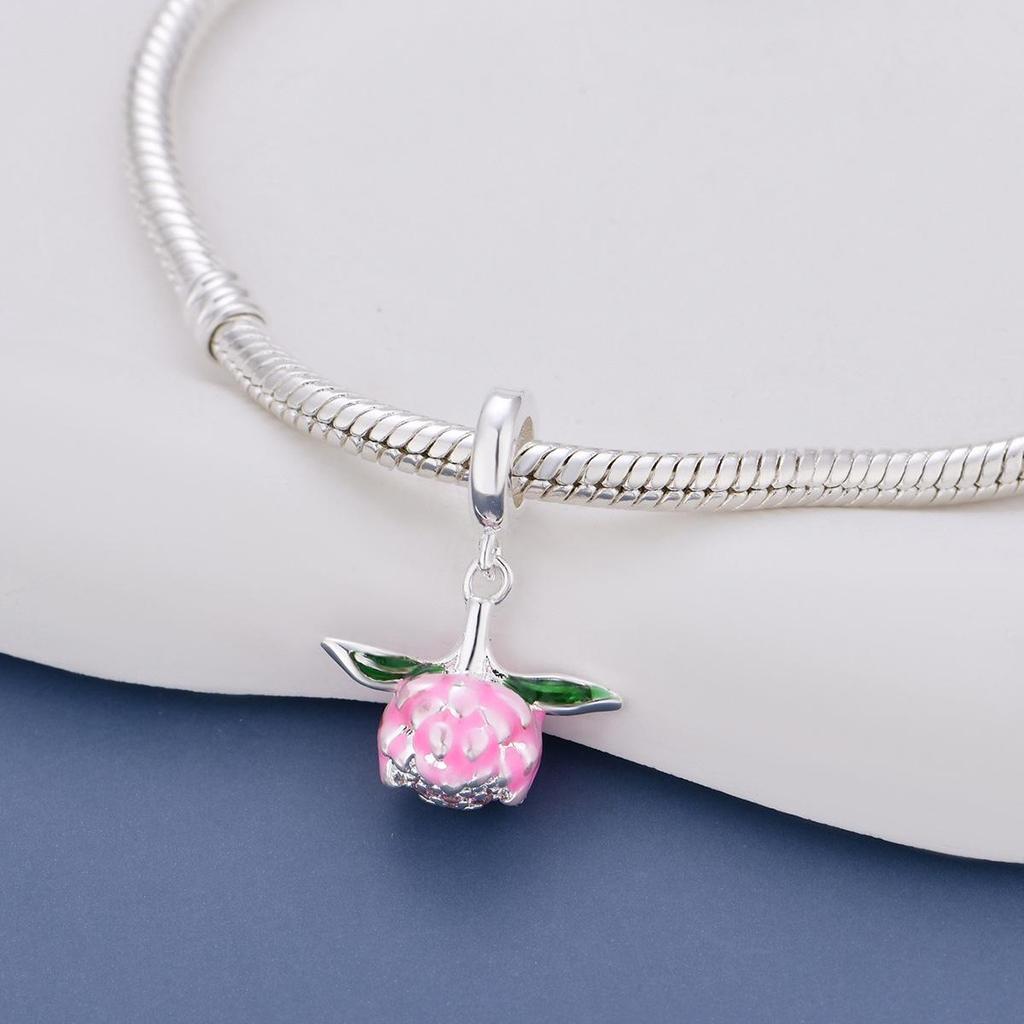 Natural Story S925 Tree of Life Dragonfly Charm Beads for DIY Bracelet Keychain Accessories