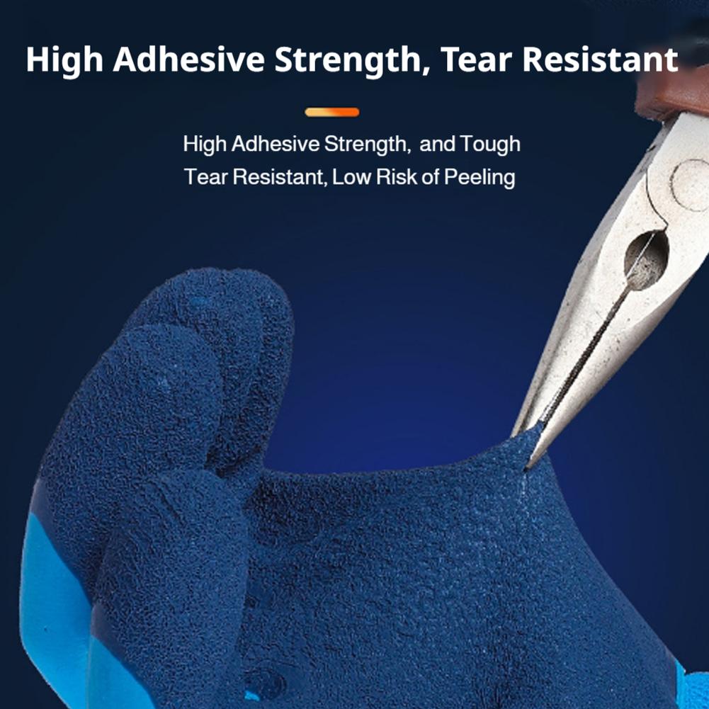 Thermal Fishing Gloves Two-Ply Thermal Lining Fully Coated Waterproof For Cold Weather Salt & Fresh Water For Kids