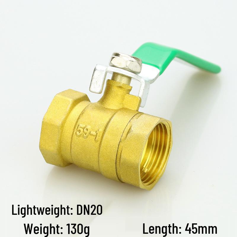 4-Point DN15 & 6-Point DN20 All-Copper Ball Valve, High-Temp Resistant, 1-Inch & 2-Inch, for Tap Water.