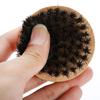 Men Mustache   Wooden Color Beech Brush Brd Care Shaving Clning Grooming Kit
