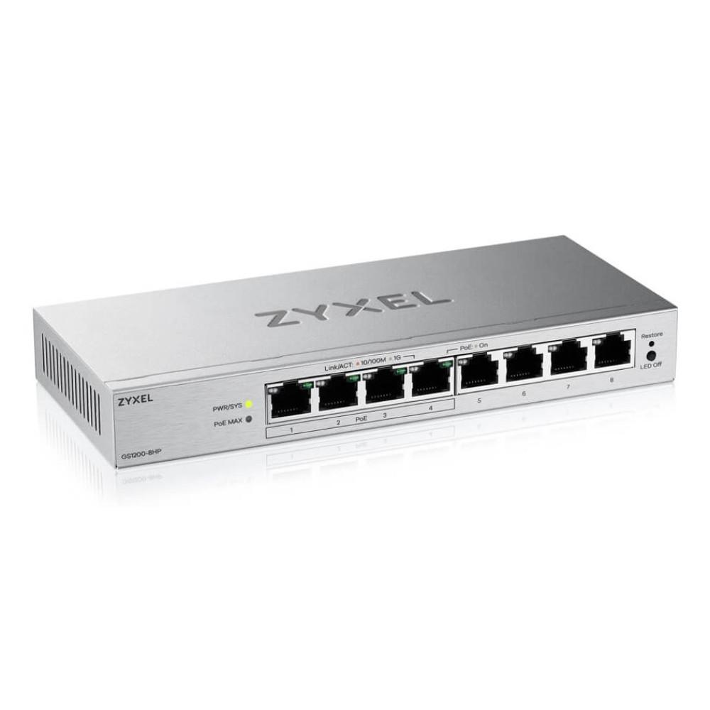 Switch Zyxel Gs1200-8Hpv2-Eu0101F 60W  Managed