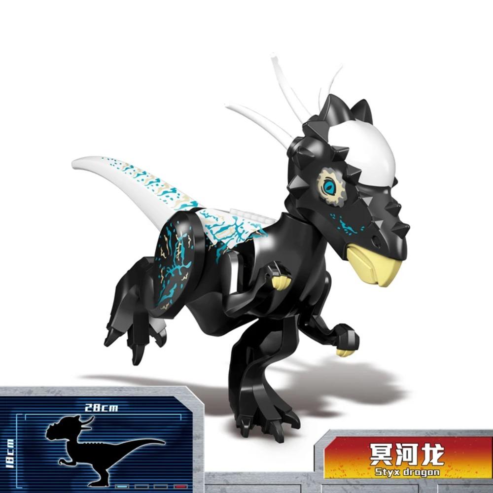 Raptor Brutal Building Jurassic Blocks World 2 MINI Figuras de Dinossauro Peças Blocos Dino Brinquedos Para Crianças Dinossauros Natal